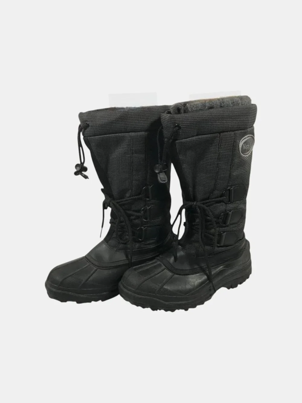 Maple Leaf Canada Black Insulated Winter Snow Boots Mens‎ US 7G UK 6.5 EU 40